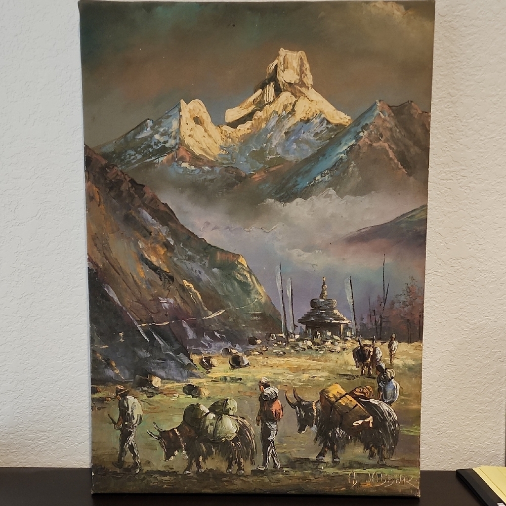 Mountain Landscape Canvas Art